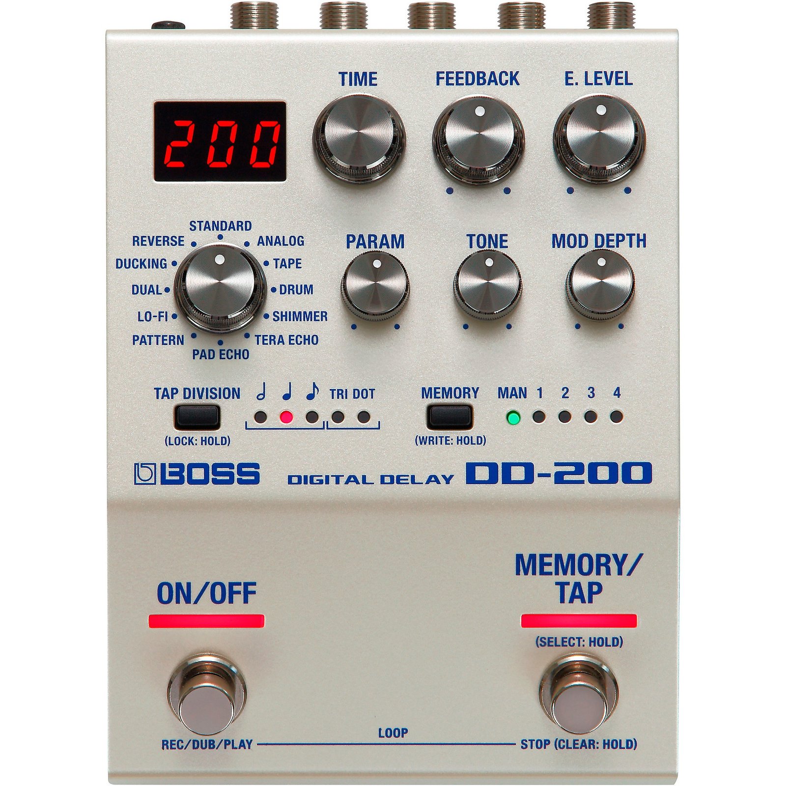 dd200-1 Boss DD-200 Digital Delay Pedal - Image 1