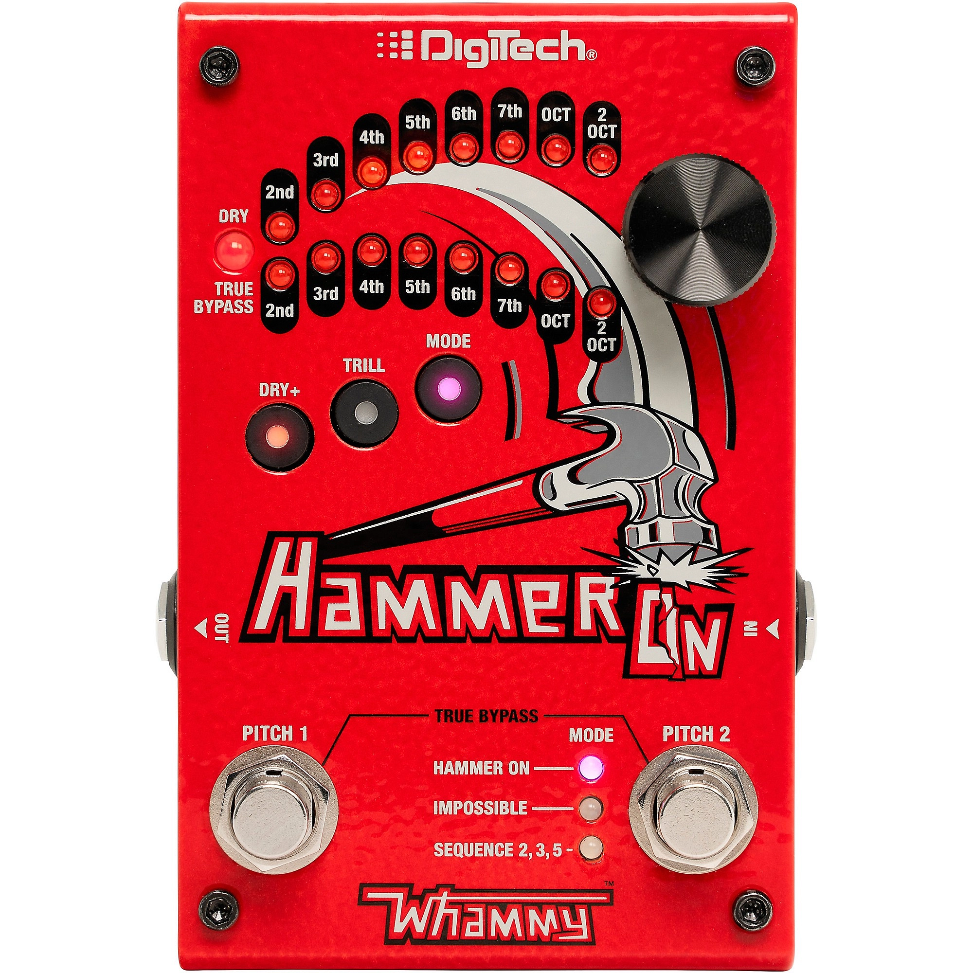 hammeron-1 DigiTech HammerOn Instantaneous Pitch-shifter Pedal - Image 1