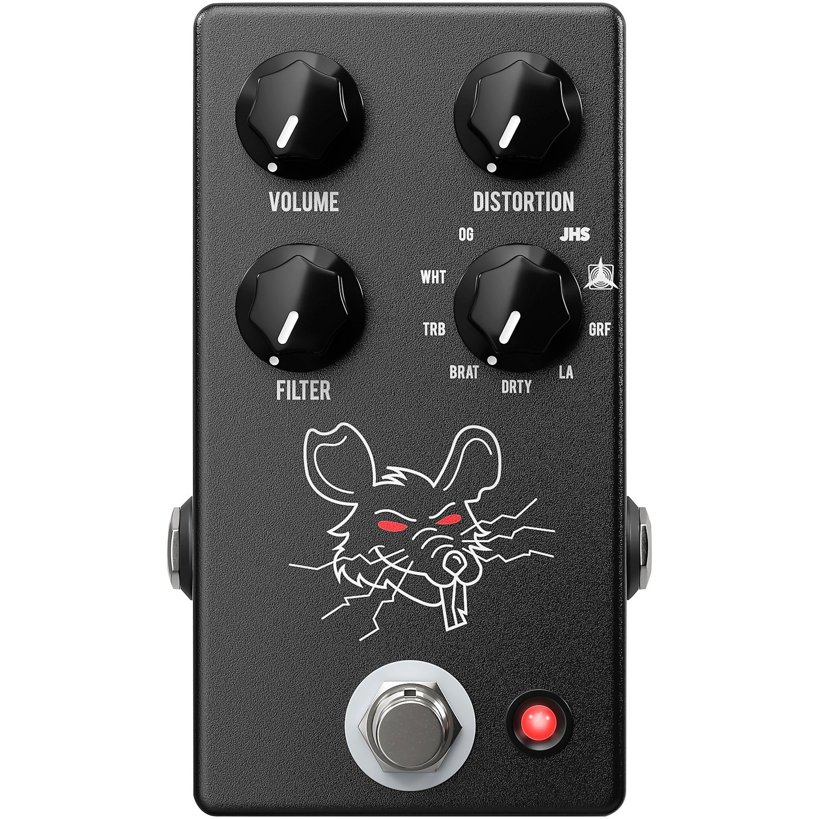 packratb-1 JHS PackRat 9-way Distortion Pedal - Black - Image 1
